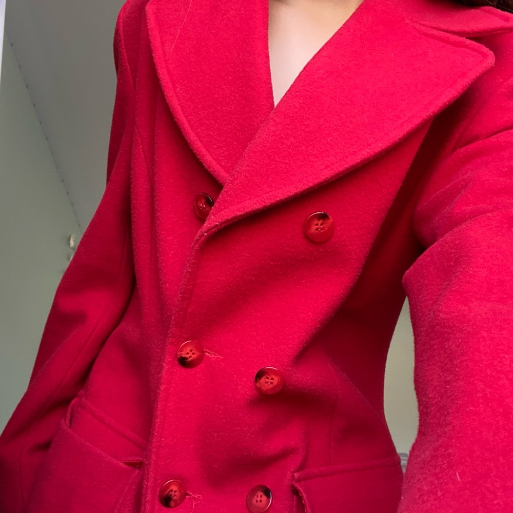 vintage red jacket from the 90’s